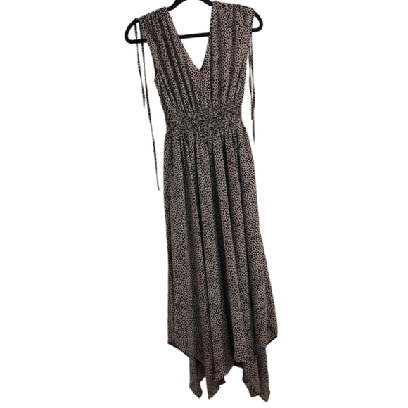 Banana Republic Women's Midi Dress animal print size 0 - Picture 1 of 11